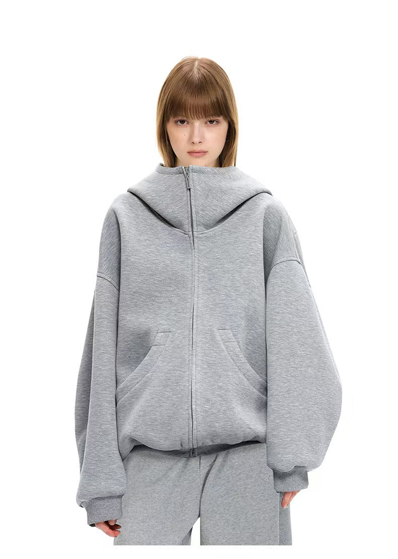 550G Scuba Knit Boxy Hoodie WM193UNF8898