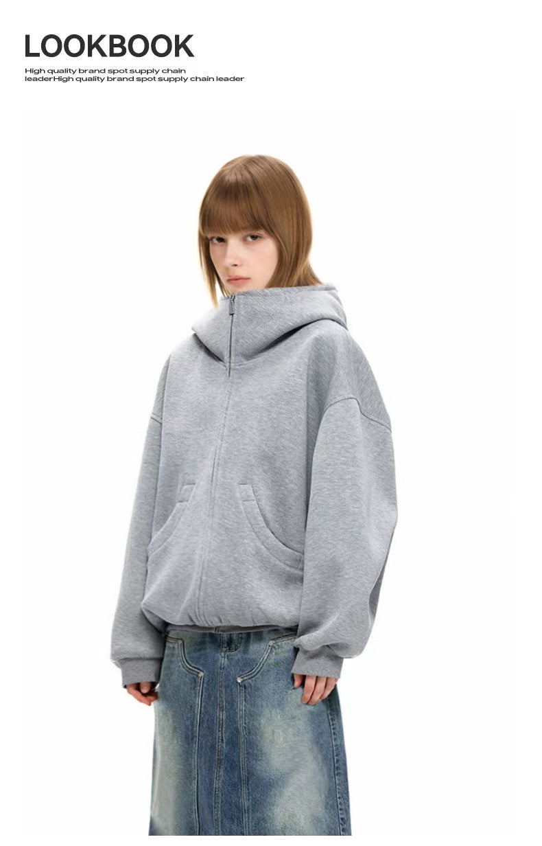 550G Scuba Knit Boxy Hoodie WM193UNF8898