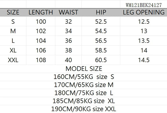 Loose-fitting basic solid color Sweatpants WM121BEK24127